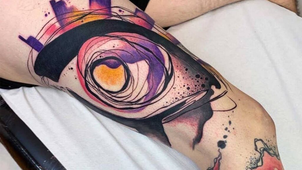 Watercolor Tattoo Style