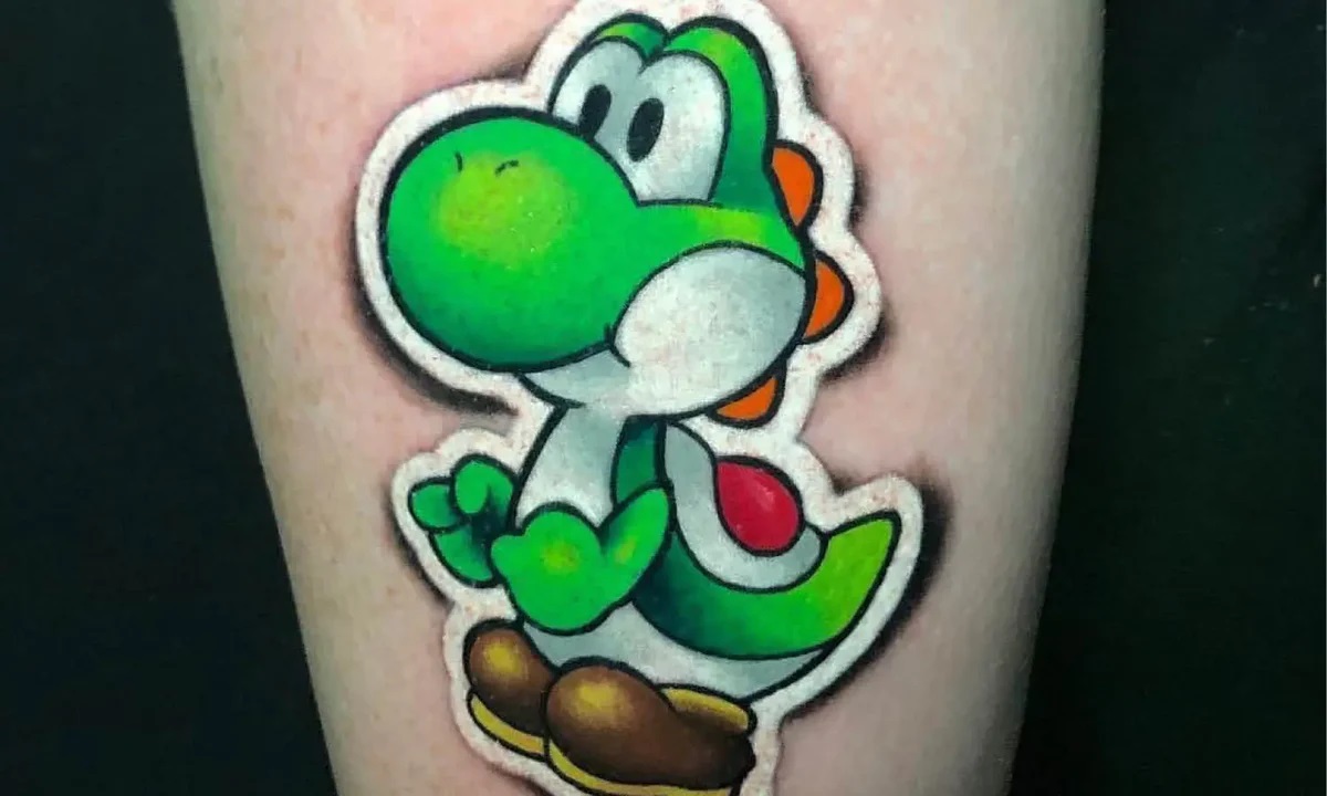 Sticker Tattoo Style